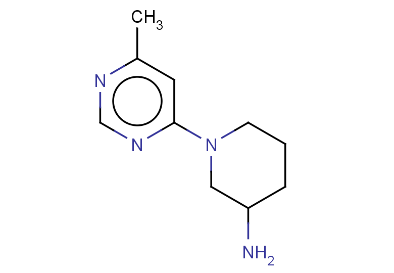 1-(6-methylpyrimidin-4-yl)piperidin-3-amine