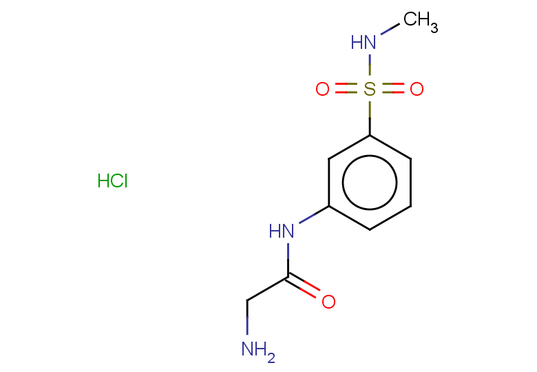 2-amino-N-[3-(methylsulfamoyl)phenyl]acetamide hydrochloride