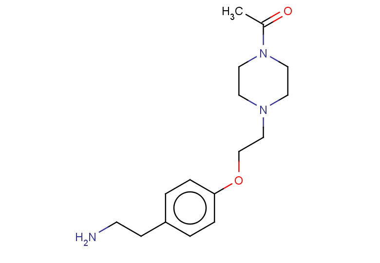 1-(4-{2-[4-(2-aminoethyl)phenoxy]ethyl}piperazin-1-yl)ethan-1-one