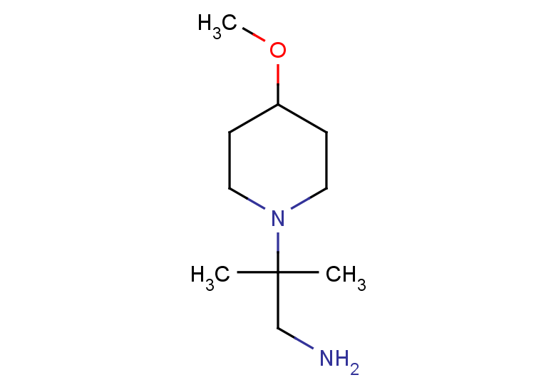 2-(4-methoxypiperidin-1-yl)-2-methylpropan-1-amine