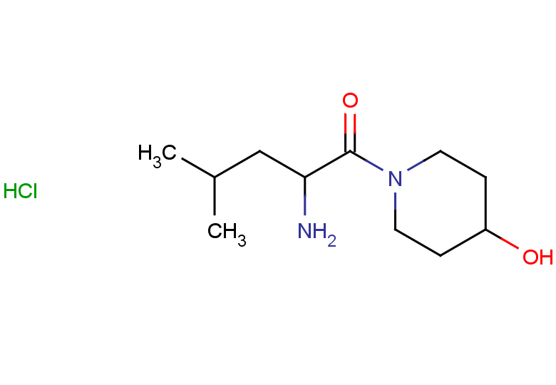 2-amino-1-(4-hydroxypiperidin-1-yl)-4-methylpentan-1-one hydrochloride