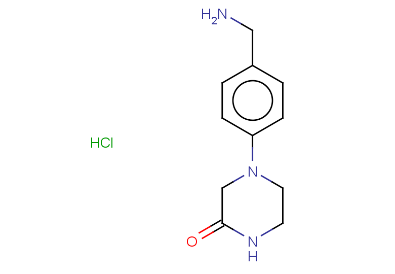 4-[4-(aminomethyl)phenyl]piperazin-2-one hydrochloride