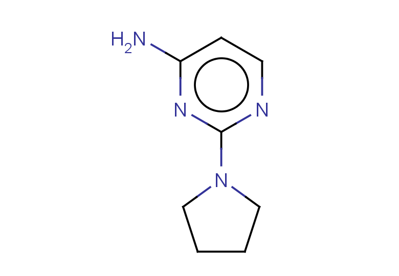 2-(pyrrolidin-1-yl)pyrimidin-4-amine