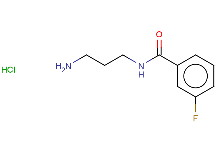 N-(3-aminopropyl)-3-fluorobenzamide hydrochloride
