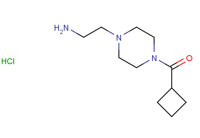 2-(4-cyclobutanecarbonylpiperazin-1-yl)ethan-1-amine hydrochloride