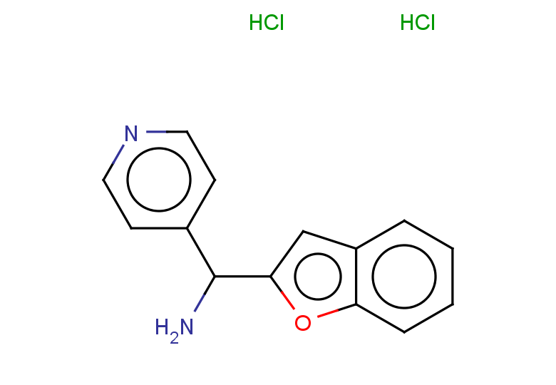 1-benzofuran-2-yl(pyridin-4-yl)methanamine dihydrochloride