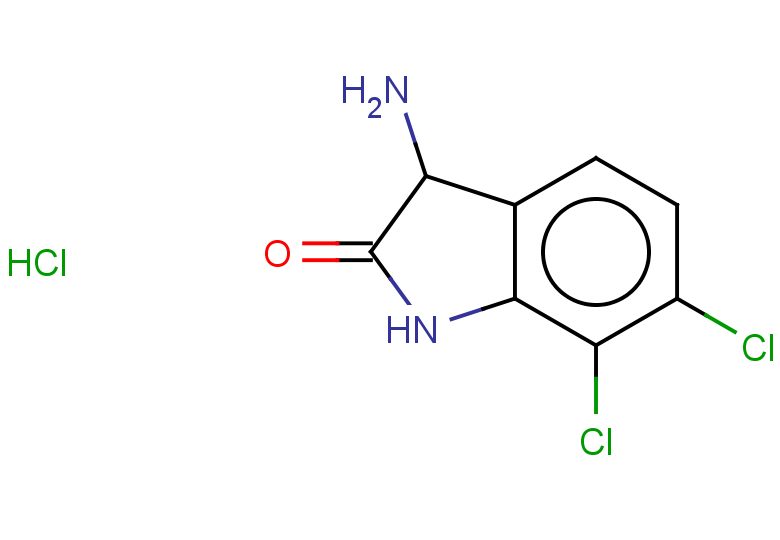 3-amino-6,7-dichloro-2,3-dihydro-1H-indol-2-one hydrochloride
