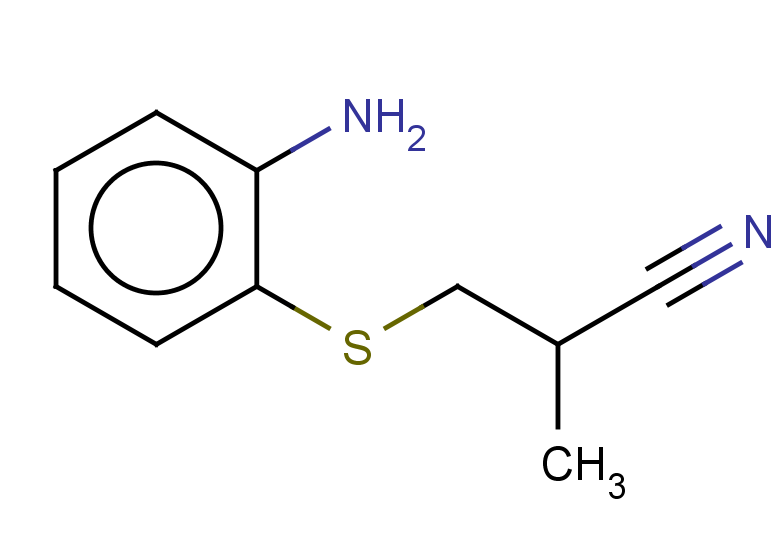 3-[(2-aminophenyl)sulfanyl]-2-methylpropanenitrile