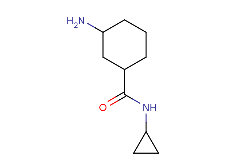 3-amino-N-cyclopropylcyclohexane-1-carboxamide