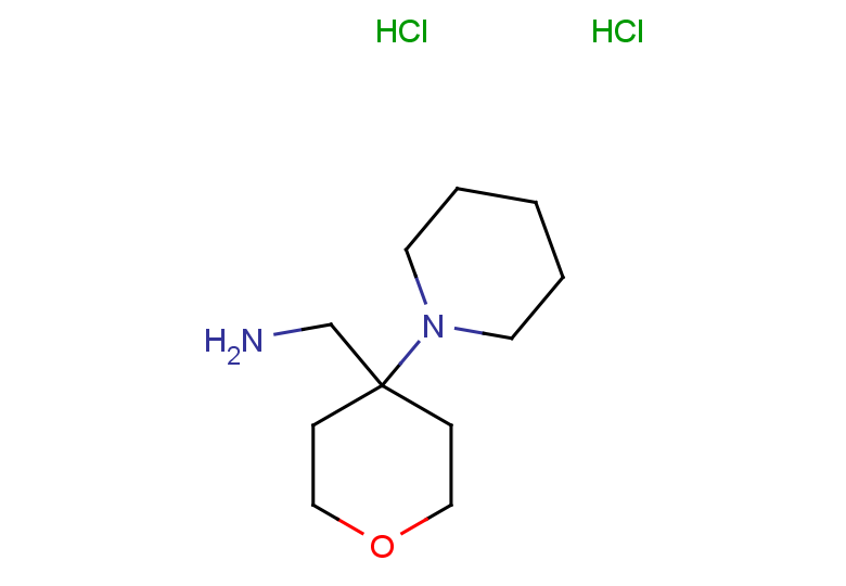 [4-(piperidin-1-yl)oxan-4-yl]methanamine dihydrochloride