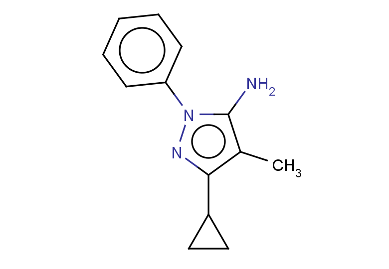 3-cyclopropyl-4-methyl-1-phenyl-1H-pyrazol-5-amine