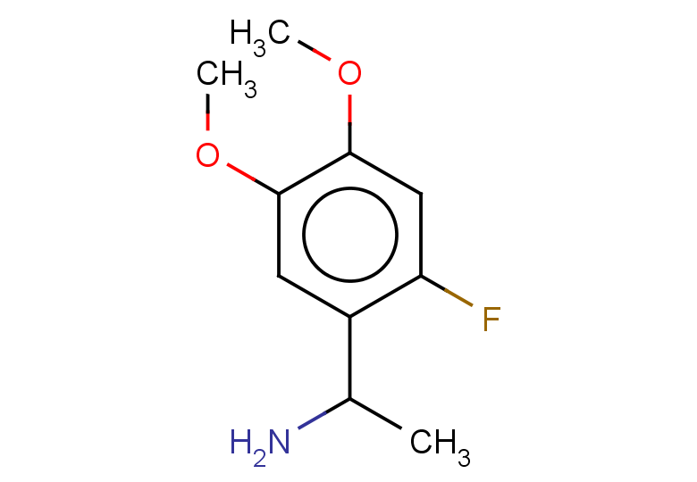 1-(2-fluoro-4,5-dimethoxyphenyl)ethan-1-amine