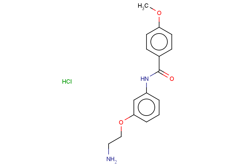 N-[3-(2-aminoethoxy)phenyl]-4-methoxybenzamide hydrochloride