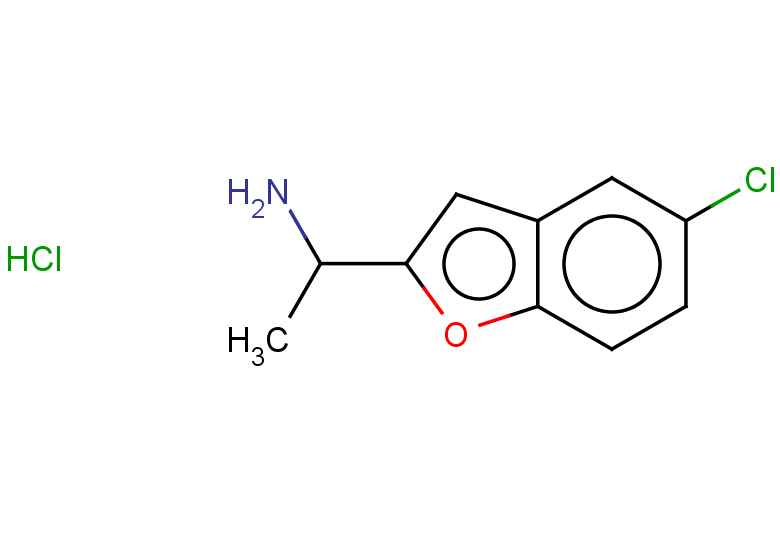 1-(5-chloro-1-benzofuran-2-yl)ethan-1-amine hydrochloride