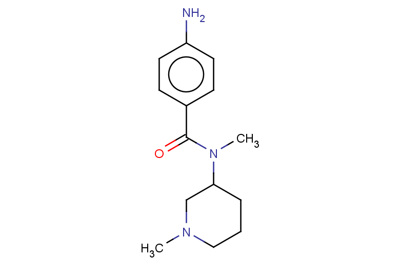 4-amino-N-methyl-N-(1-methylpiperidin-3-yl)benzamide