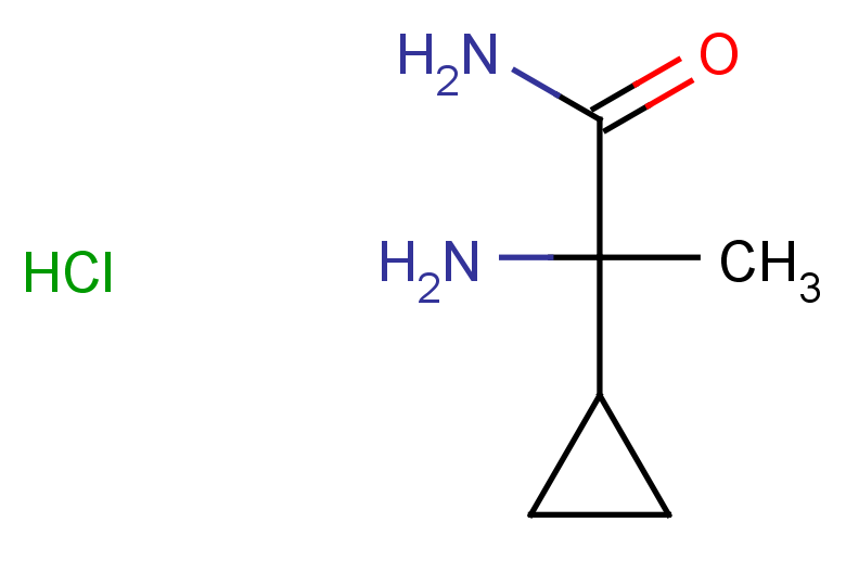 2-amino-2-cyclopropylpropanamide hydrochloride