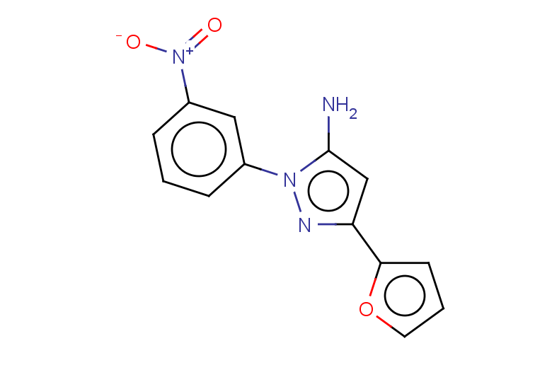 3-(furan-2-yl)-1-(3-nitrophenyl)-1H-pyrazol-5-amine