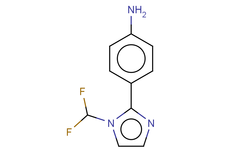 4-[1-(difluoromethyl)-1H-imidazol-2-yl]aniline