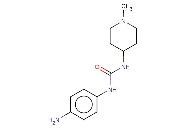 1-(4-aminophenyl)-3-(1-methylpiperidin-4-yl)urea