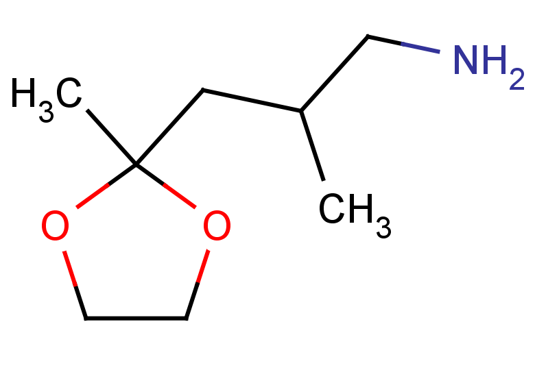 2-methyl-3-(2-methyl-1,3-dioxolan-2-yl)propan-1-amine