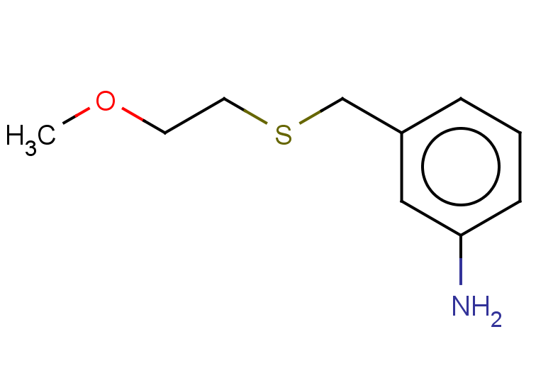 3-{[(2-methoxyethyl)sulfanyl]methyl}aniline