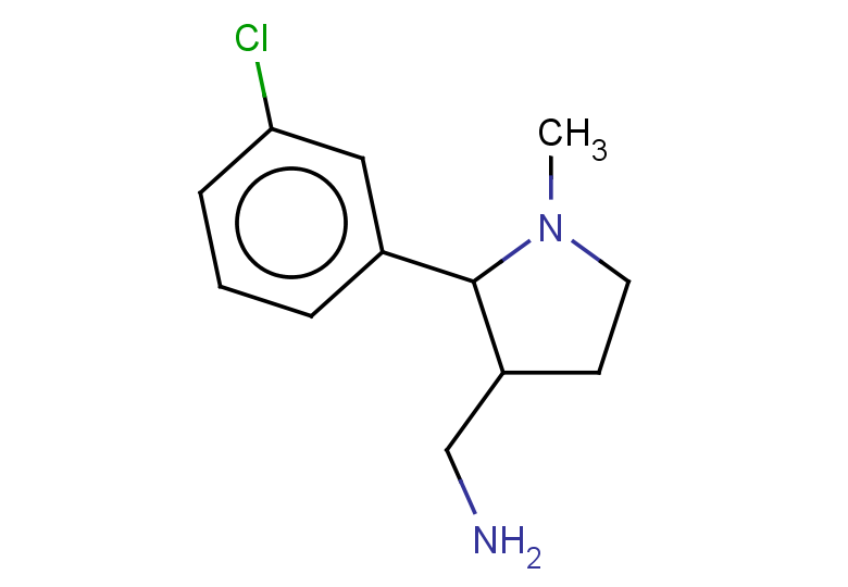 [2-(3-chlorophenyl)-1-methylpyrrolidin-3-yl]methanamine