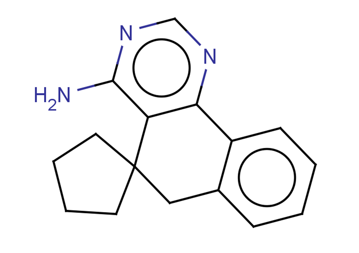 6H-spiro[benzo[h]quinazoline-5,1'-cyclopentane]-4-amine