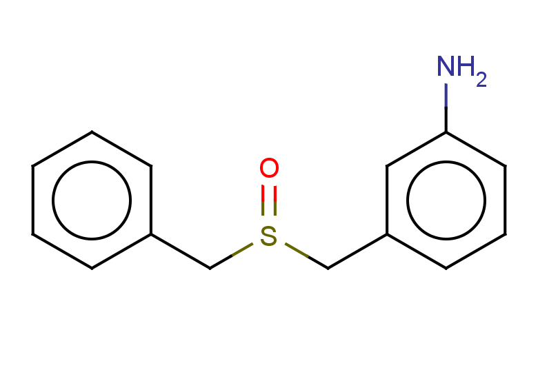 3-(phenylmethanesulfinylmethyl)aniline