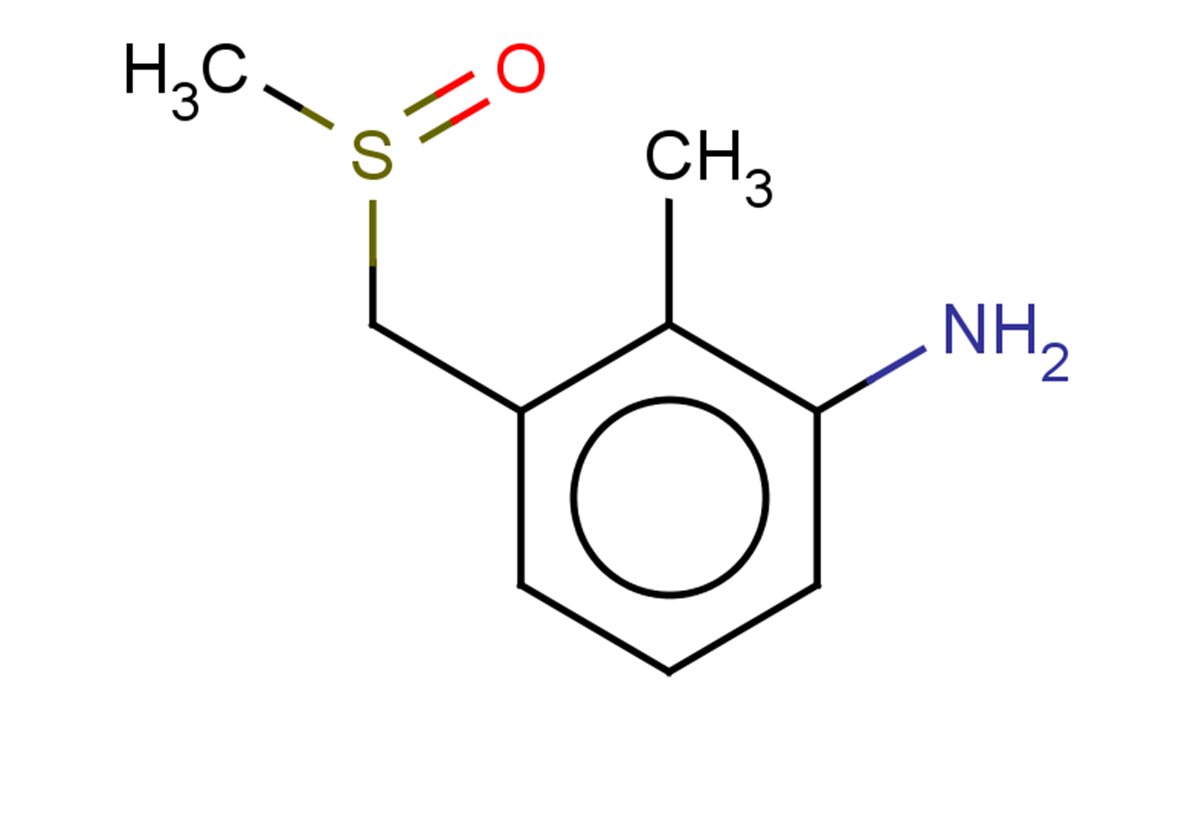 3-(methanesulfinylmethyl)-2-methylaniline