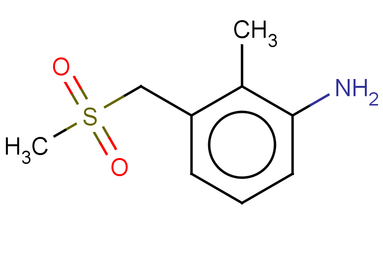 3-(methanesulfonylmethyl)-2-methylaniline