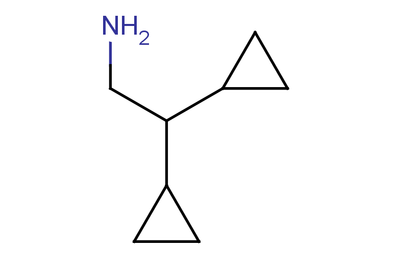 2,2-dicyclopropylethan-1-amine