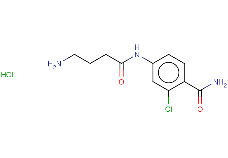 4-(4-aminobutanamido)-2-chlorobenzamide hydrochloride