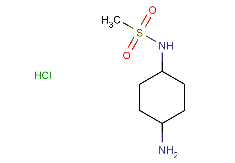 N-(4-aminocyclohexyl)methanesulfonamide hydrochloride, Mixture of diastereomers