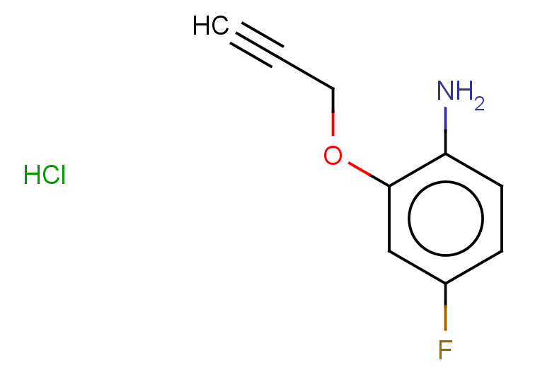 4-fluoro-2-(prop-2-yn-1-yloxy)aniline hydrochloride