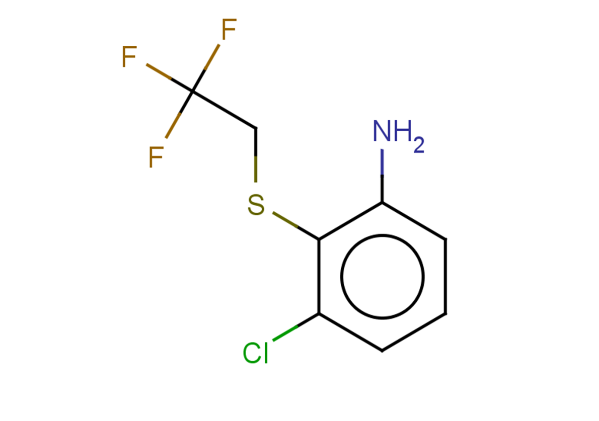 3-chloro-2-[(2,2,2-trifluoroethyl)sulfanyl]aniline