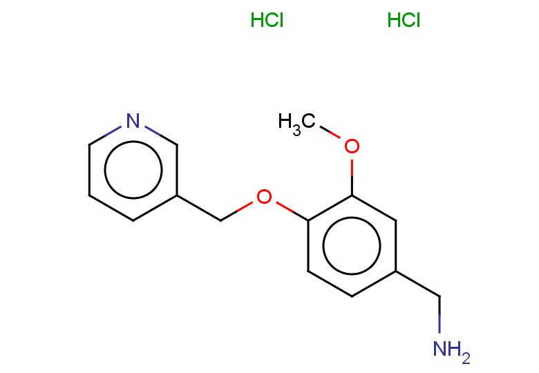[3-methoxy-4-(pyridin-3-ylmethoxy)phenyl]methanamine dihydrochloride