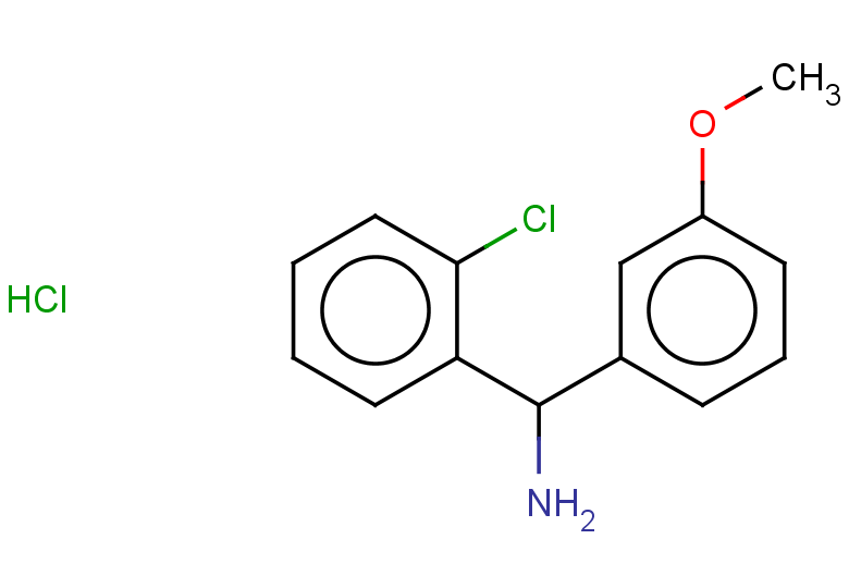 (2-chlorophenyl)(3-methoxyphenyl)methanamine hydrochloride
