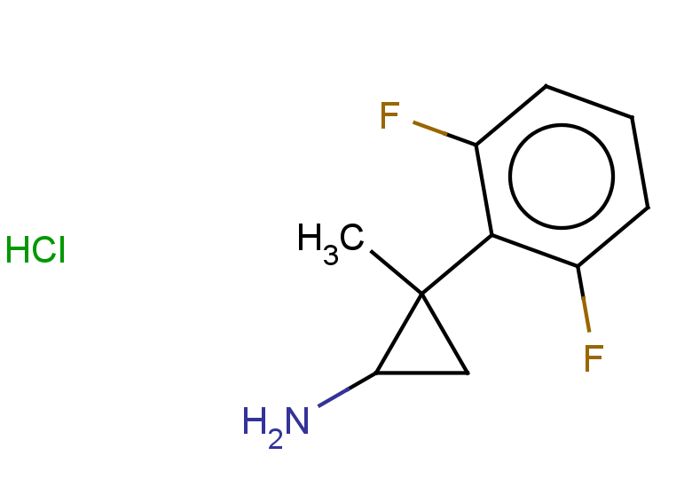 2-(2,6-difluorophenyl)-2-methylcyclopropan-1-amine hydrochloride