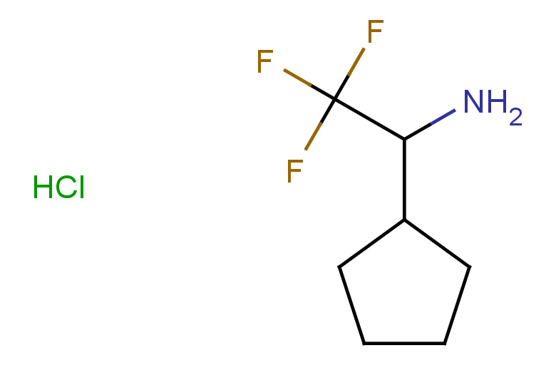 1-cyclopentyl-2,2,2-trifluoroethan-1-amine hydrochloride
