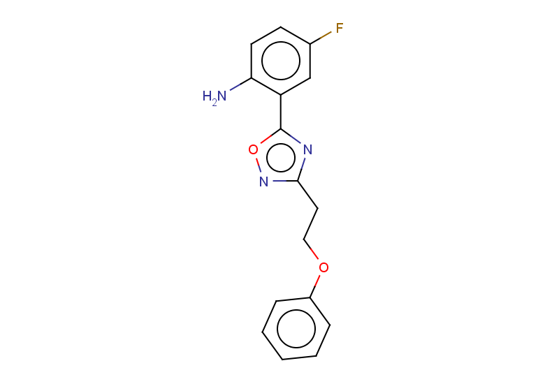 4-fluoro-2-[3-(2-phenoxyethyl)-1,2,4-oxadiazol-5-yl]aniline