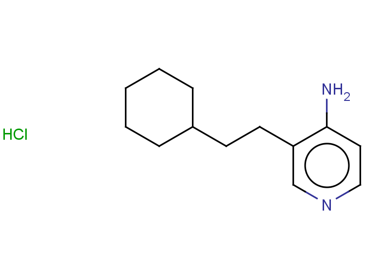 3-(2-cyclohexylethyl)pyridin-4-amine hydrochloride