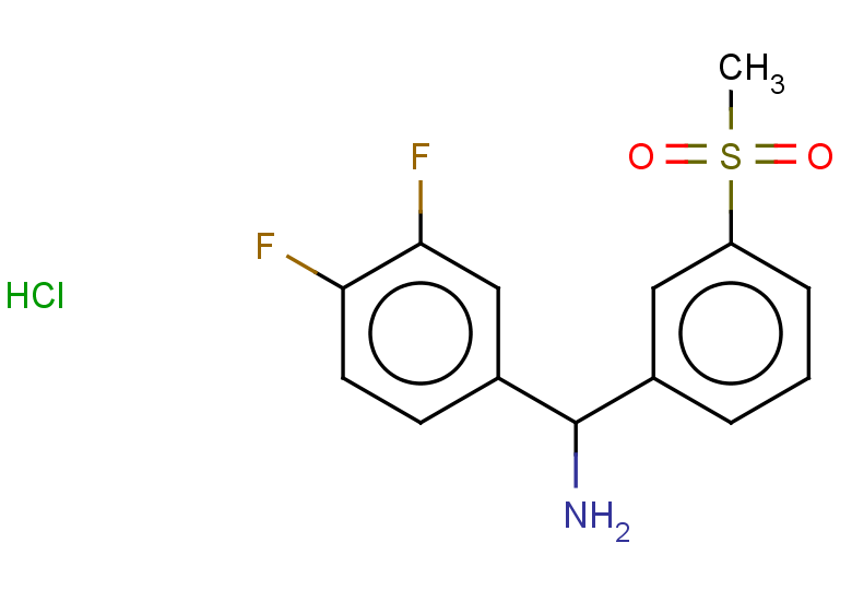 (3,4-difluorophenyl)(3-methanesulfonylphenyl)methanamine hydrochloride