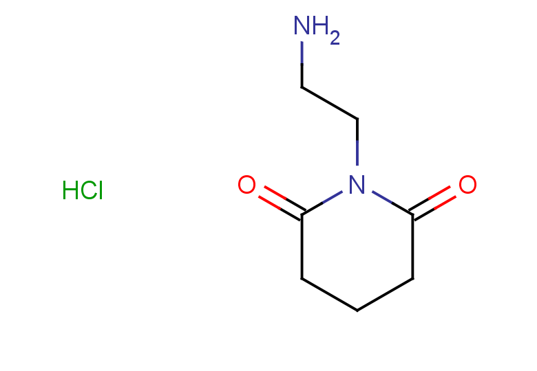 1-(2-aminoethyl)piperidine-2,6-dione hydrochloride