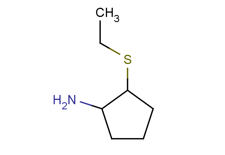 2-(ethylsulfanyl)cyclopentan-1-amine