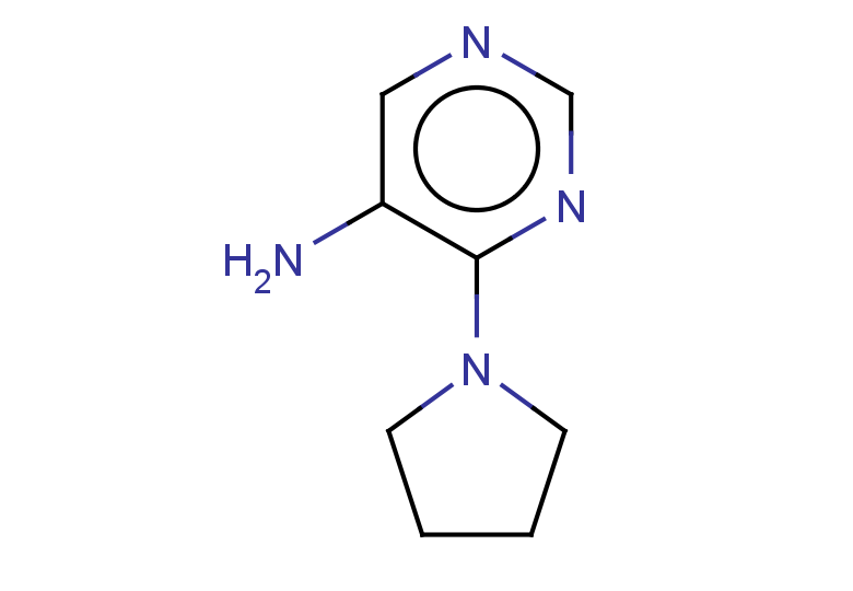 4-(pyrrolidin-1-yl)pyrimidin-5-amine