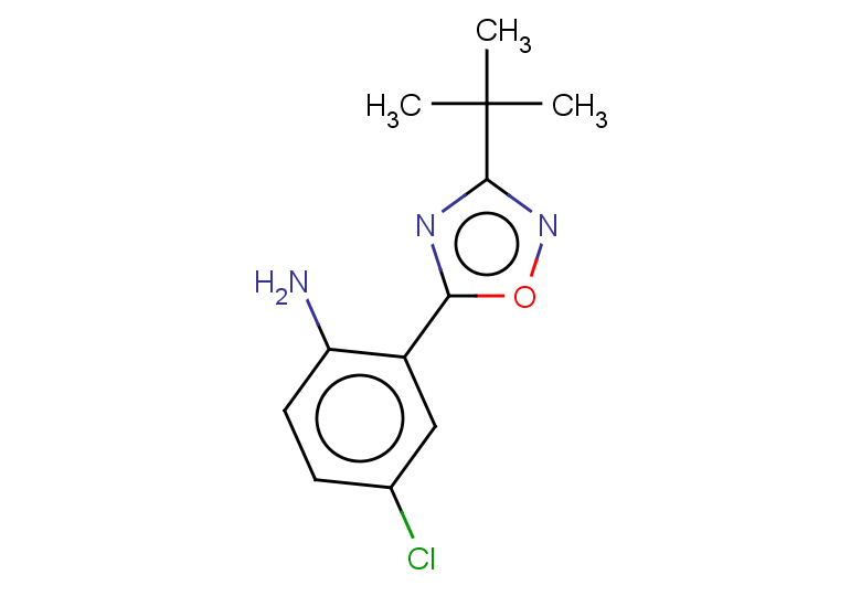 2-(3-tert-butyl-1,2,4-oxadiazol-5-yl)-4-chloroaniline