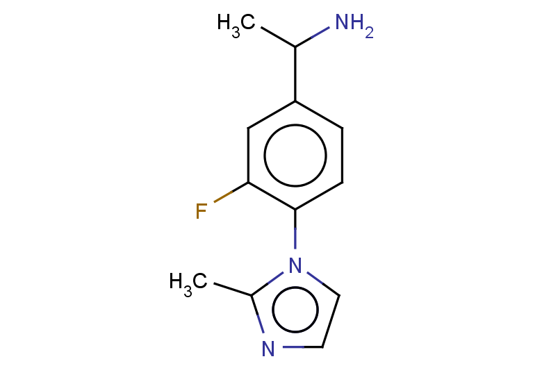 1-[3-fluoro-4-(2-methyl-1H-imidazol-1-yl)phenyl]ethan-1-amine