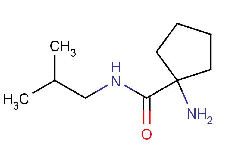 1-amino-N-(2-methylpropyl)cyclopentane-1-carboxamide