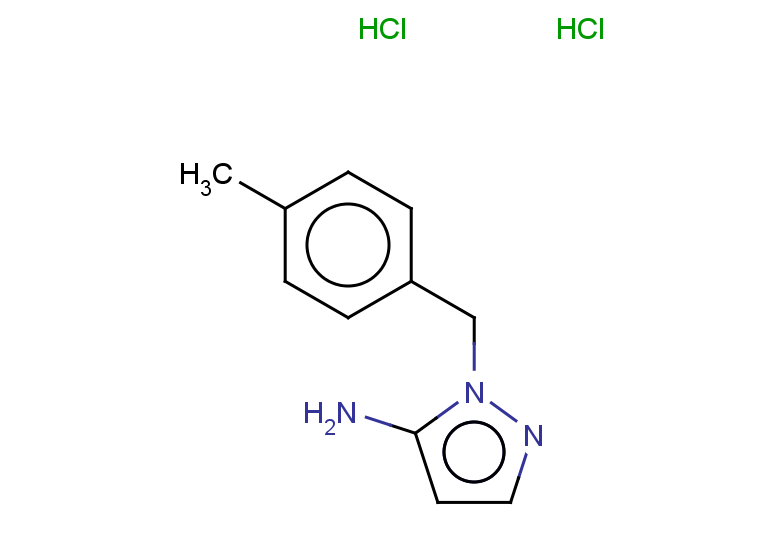 1-[(4-methylphenyl)methyl]-1H-pyrazol-5-amine dihydrochloride