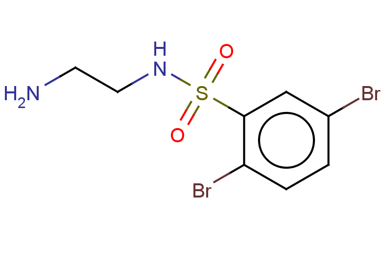 N-(2-aminoethyl)-2,5-dibromobenzene-1-sulfonamide